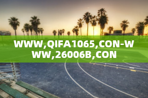 WWW,QIFA1065,CON-WWW,26006B,CON